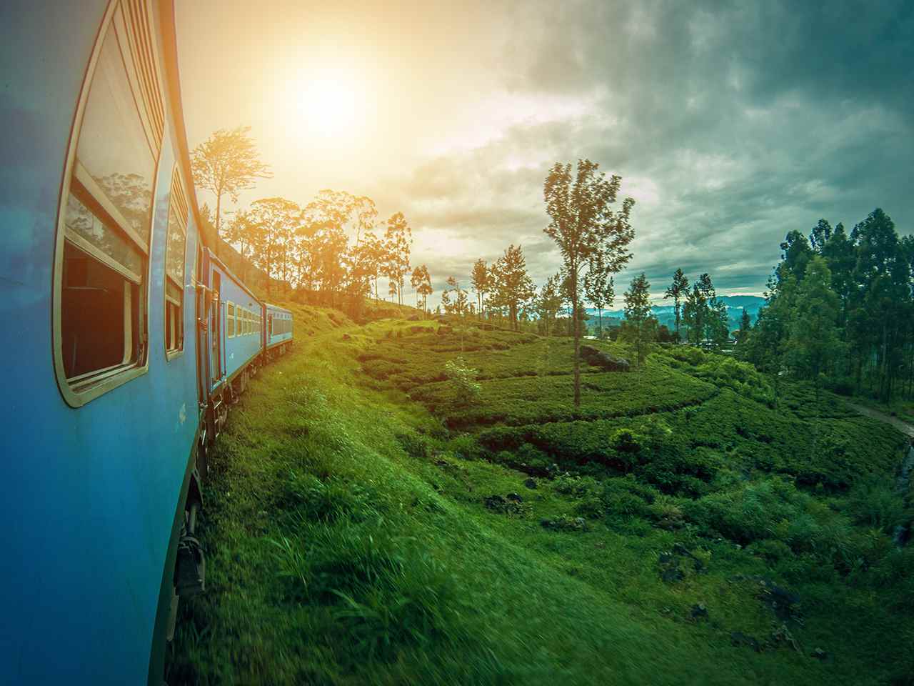 Treno in Sri Lanka