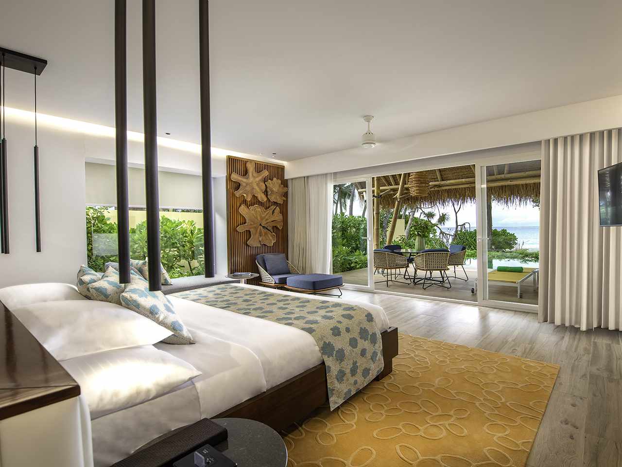 Emerald Maldives Resort & Spa beach villa with pool