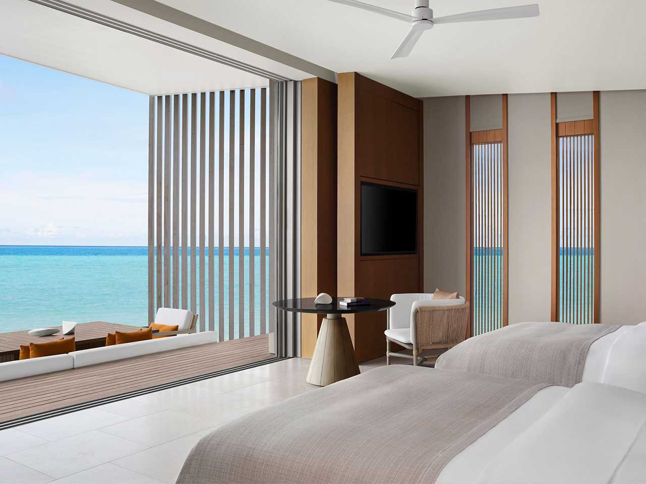 The Ritz-Carlton Maldives Fari Islands Twin Bedroom