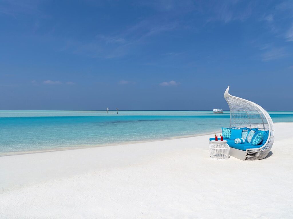 Anantara Dhigu Maldives Resort spiaggia
