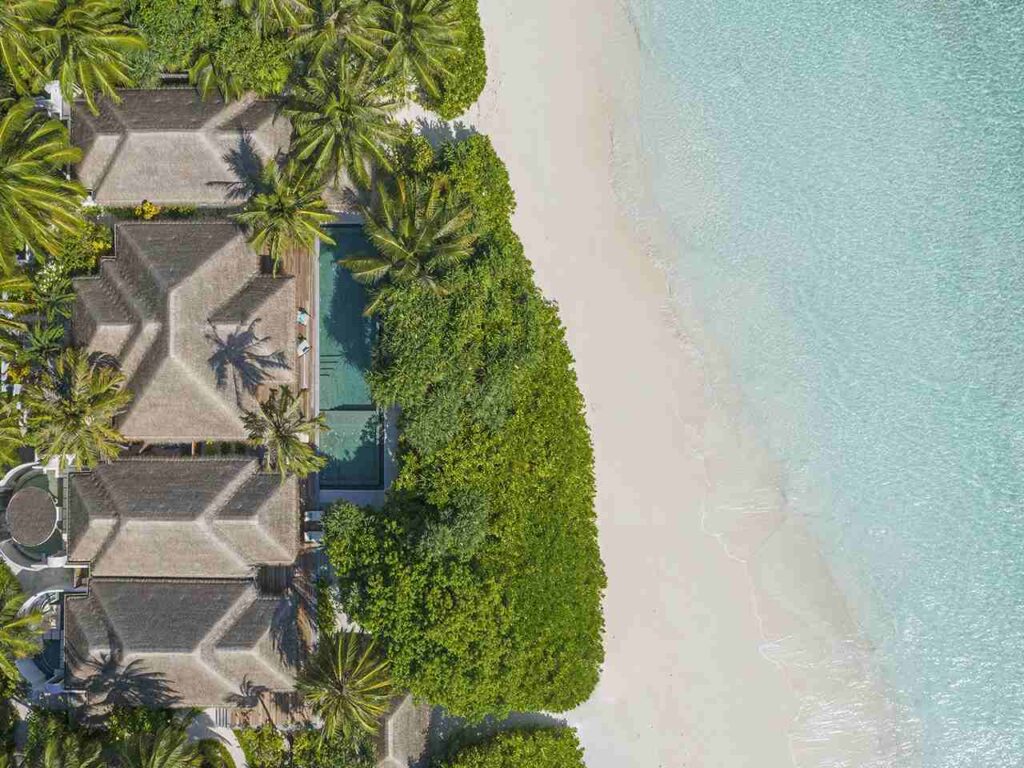 Anantara Kihavah Maldives Villas vista dall'alto