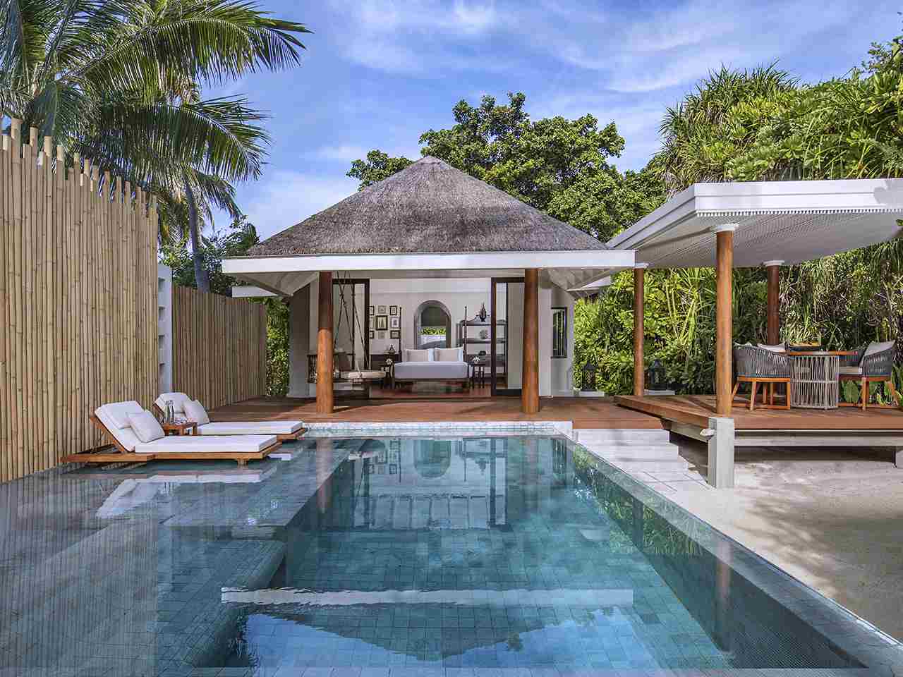 Anantara Kihavah Maldives Villas piscina Beach Pool VIlla