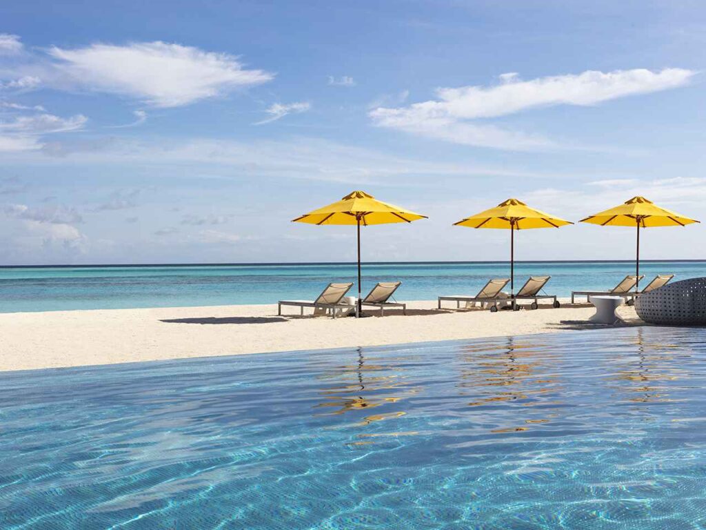 Niyama Private Island Maldives spiaggia